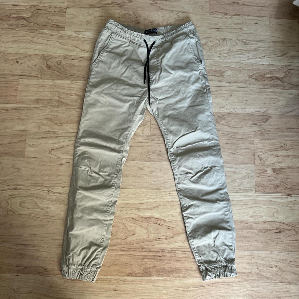 Khaki joggers
